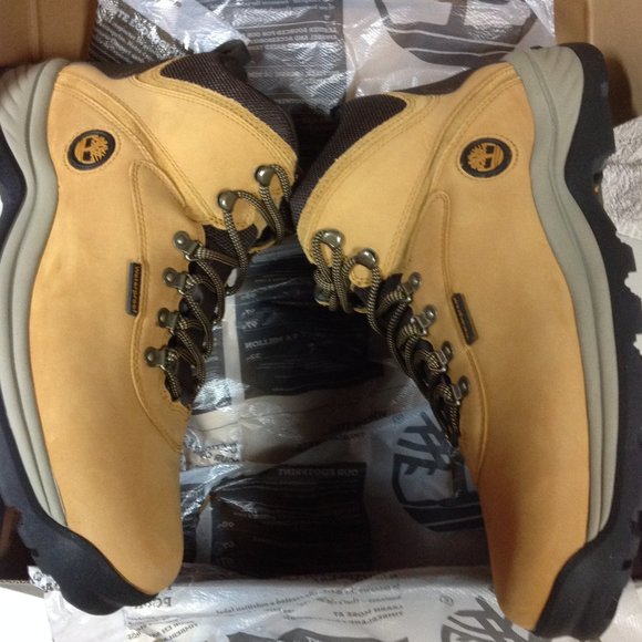 Timberland Men\'s White Ledge Wheat Nubuck WP Hiking Boots - 11.5M - New in Box main image 9